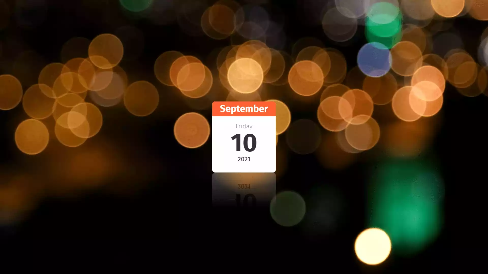 Working Calendar using HTML, CSS and JavaScript