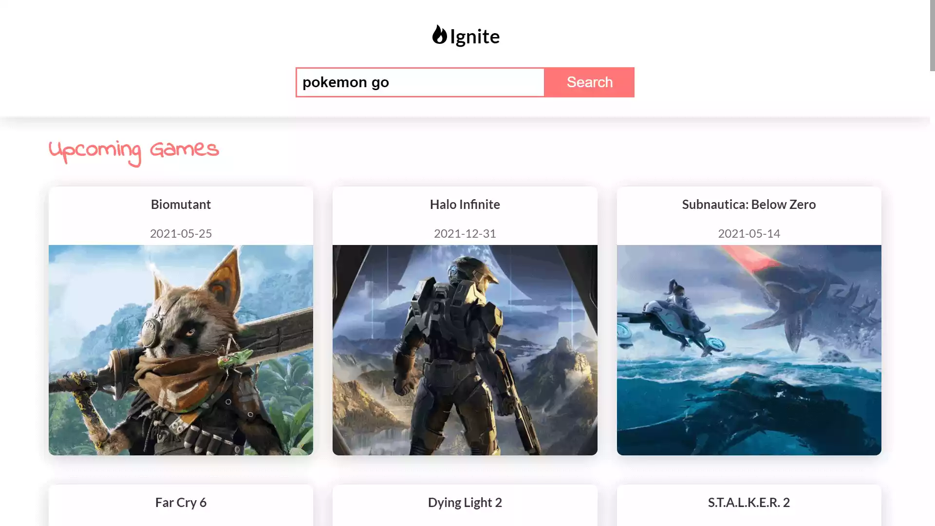 Ignite - Search and Explore Games