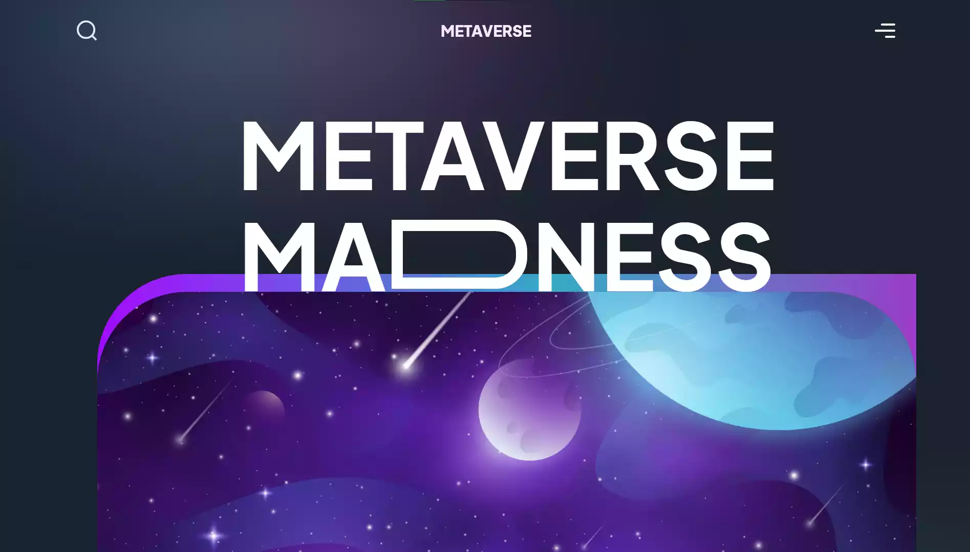 Metaverse Landing with Next JS